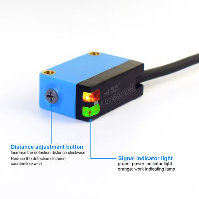 Capteur photoélectrique laser BGLL61NS NPN PNP 30-100mm IP65 DC10-30V 4 fils pour machines NCN