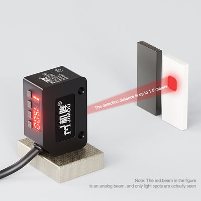 AUCUNE réduction de coût efficace NC réponse à grande vitesse capteur photoélectrique diffus affichage numérique intelligent interrupteur photoélectrique